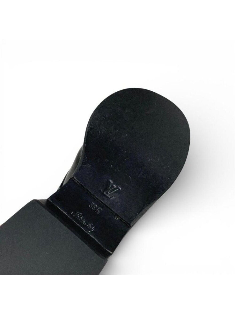 Louis Vuitton Metropolis Line Monogram Boots Short Shoes Leather Canvas Black - Picture 8 of 9